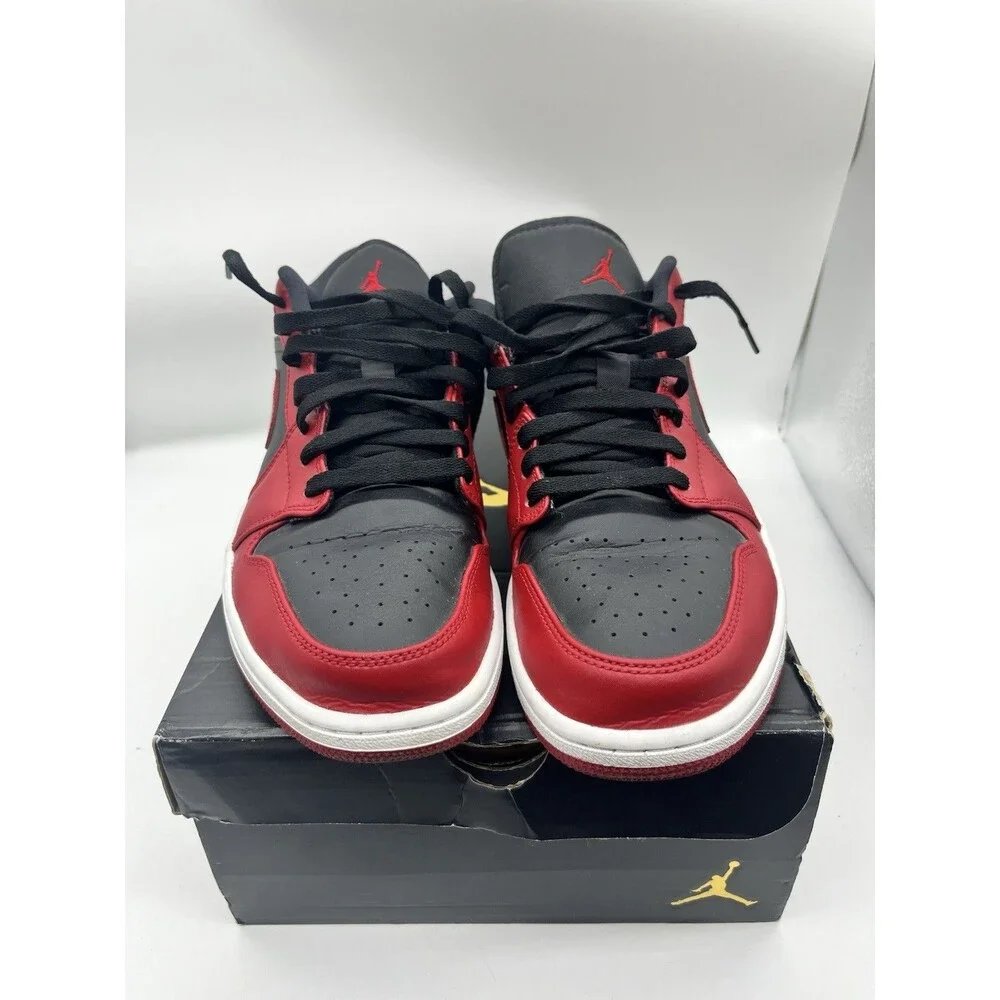 Air Jordan 1 Low Reverse Bred Size 12 With OG Box Authentic